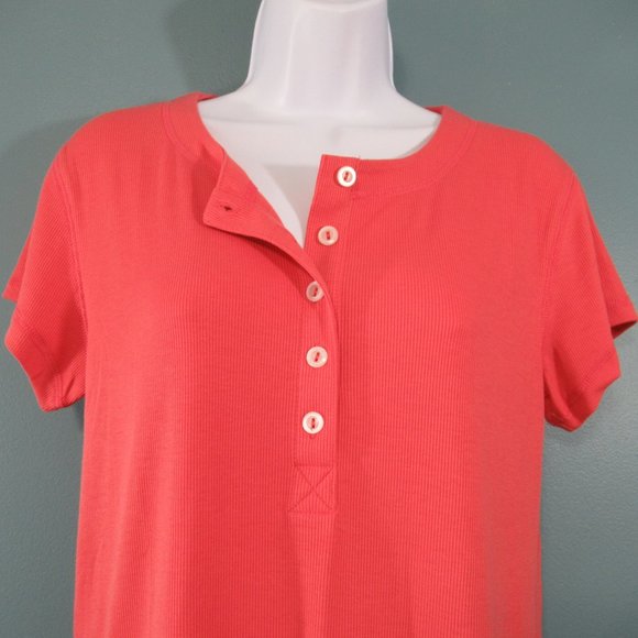 Cabi Sunset Henley Tee Shirt - Picture 2 of 5